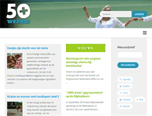 Tablet Screenshot of 50pluswereld.nl